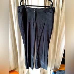 NWT Lane Bryant wide leg pinstriped pants